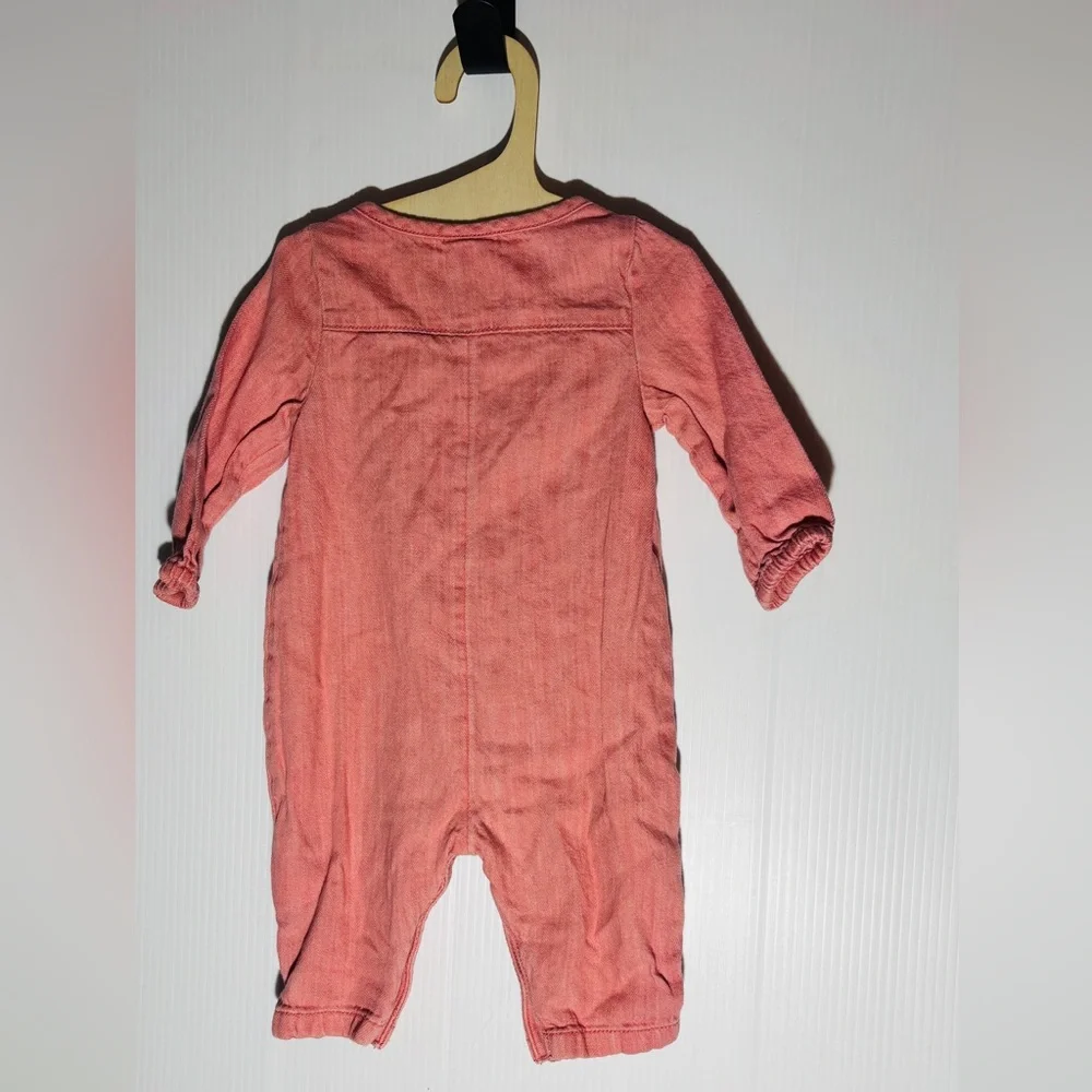 Old Navy Coral Baby Romper 0-3 months